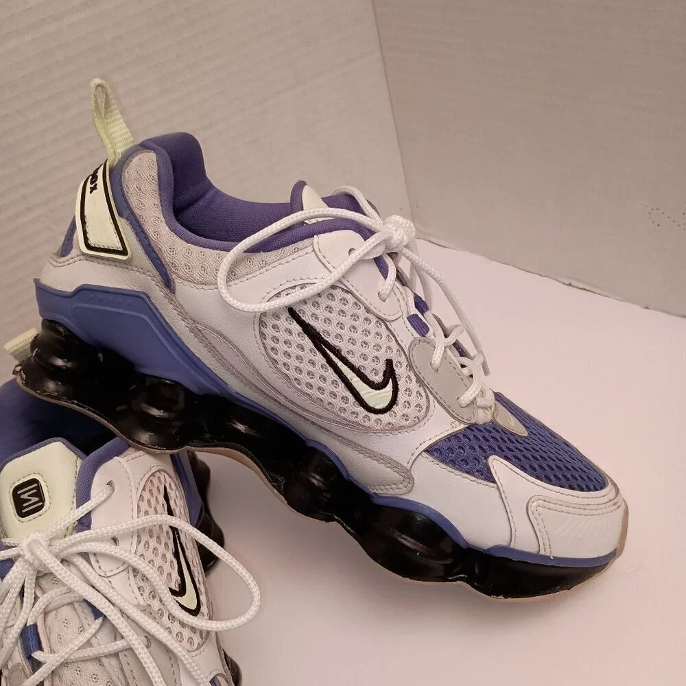Nike Shox TL Nova White Sapphire Blue Women's Running Shoe Size 7.5